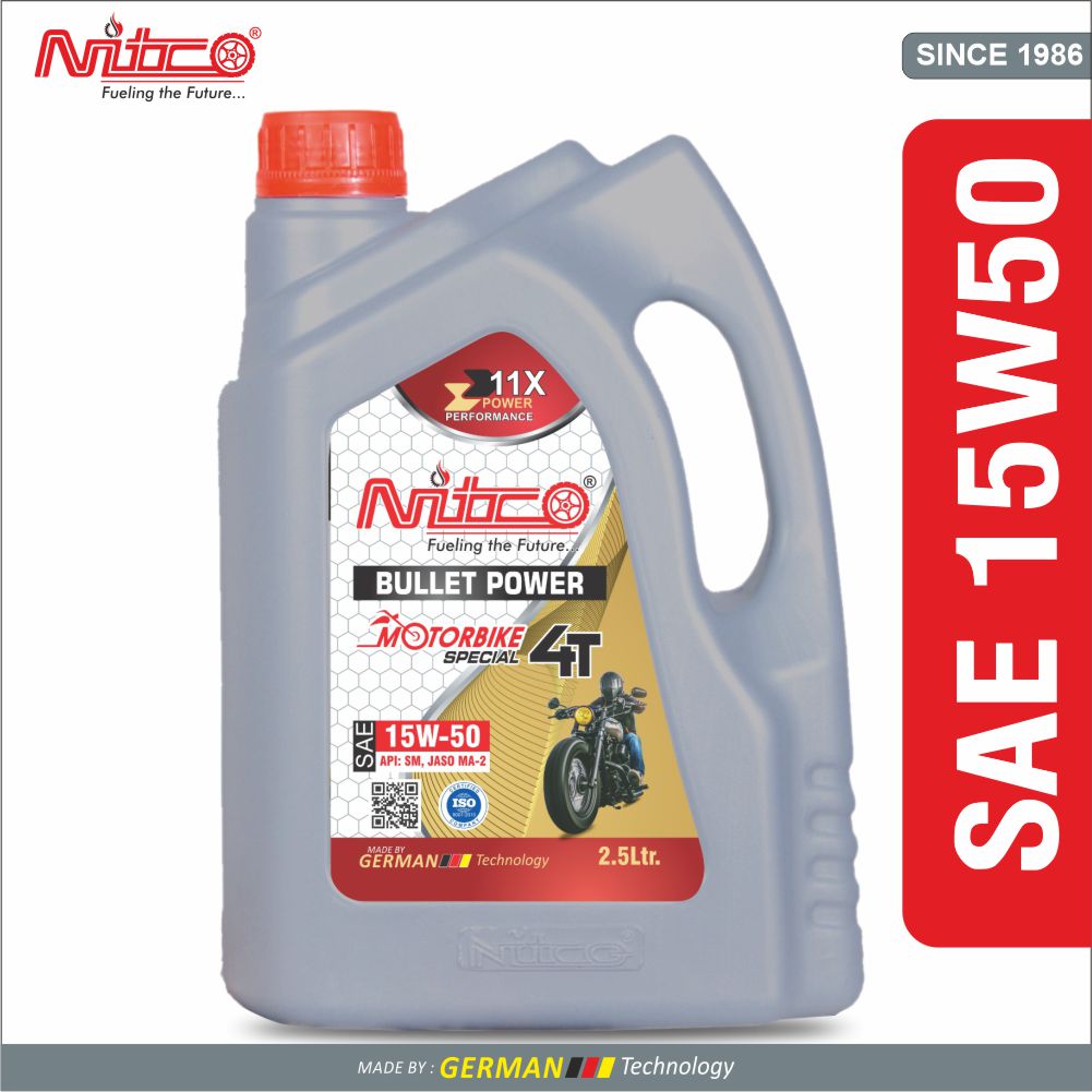 Bullet Power 4T Engine Oil for Bullet 15W50