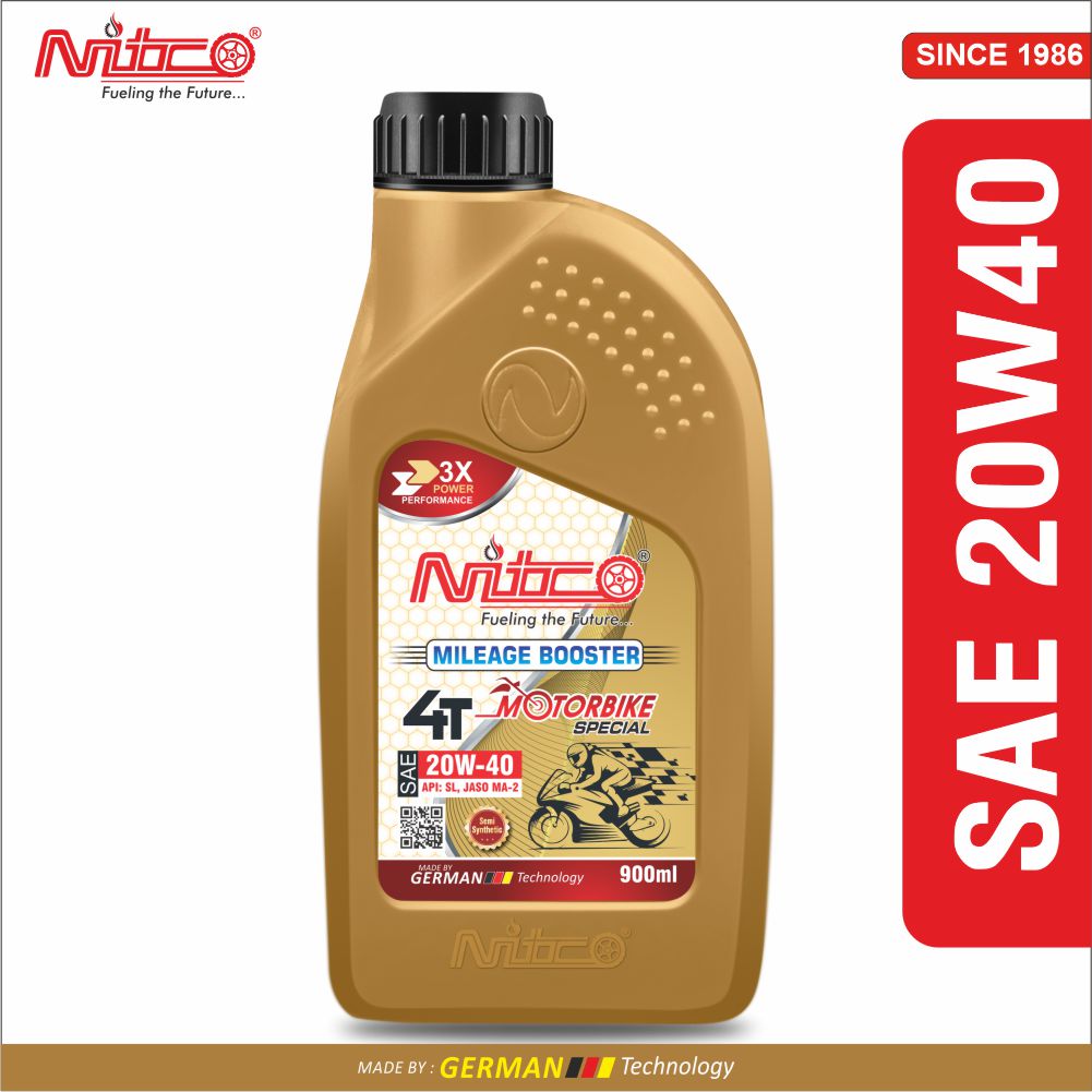 Mileage Booster 4T Engine Oil for Bike 20W40