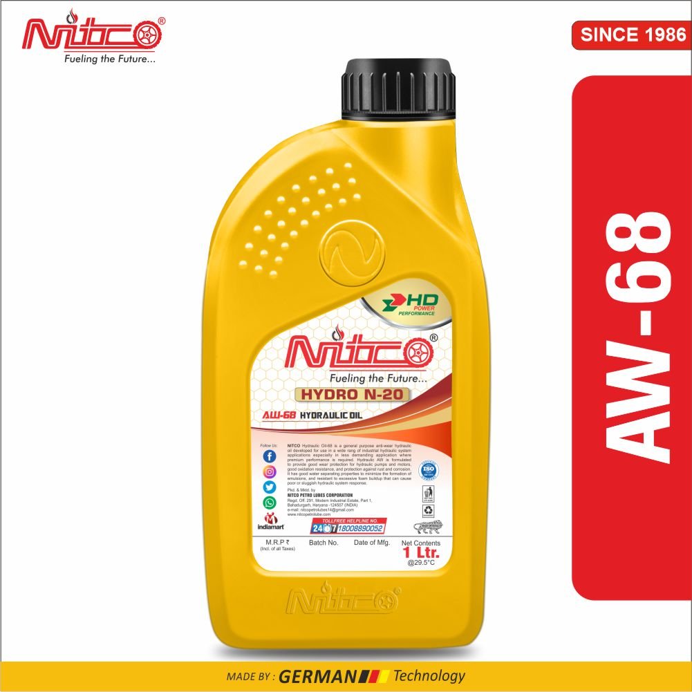 AW-68 Hydraulic Oil Manufacturers in Delhi, India